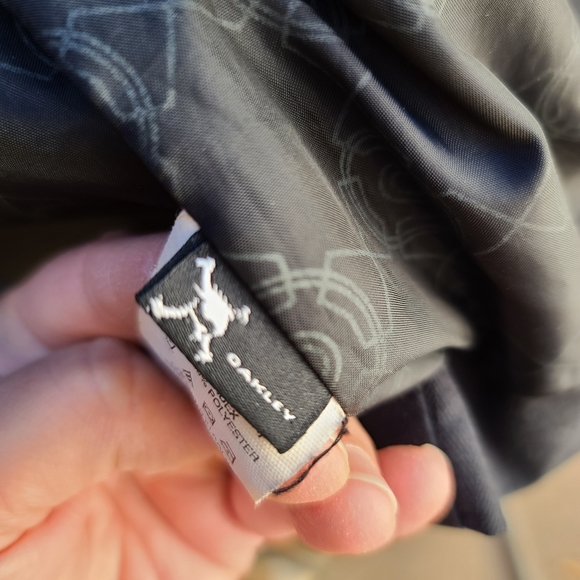 OAKLEY Black Military Cotton Canvas Cargo Jacket M VINTAGE 08 Utility Industrial - Picture 7 of 14